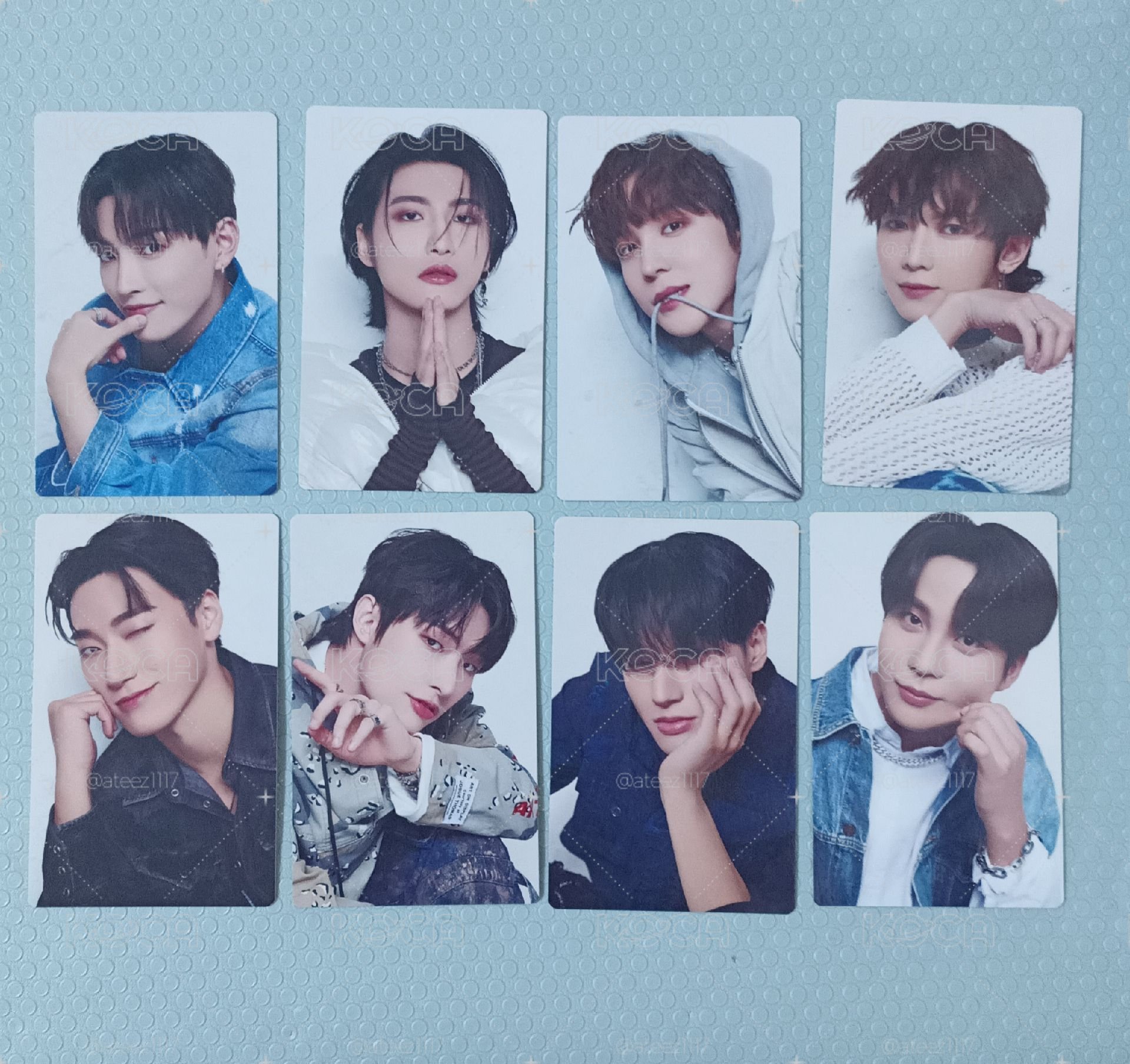 ATEEZ 日專NOT OKAY FC特典 有2套 有一套的旼榮鍾邊邊有廠損(參考圖3/4) 不介意再買
