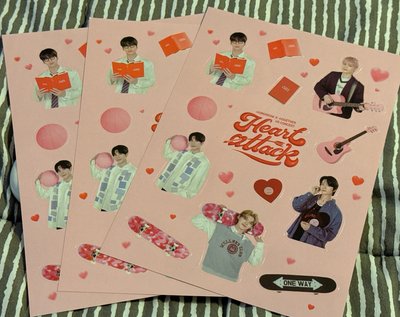 TXT HEART ATTACK VR 貼紙、票卡