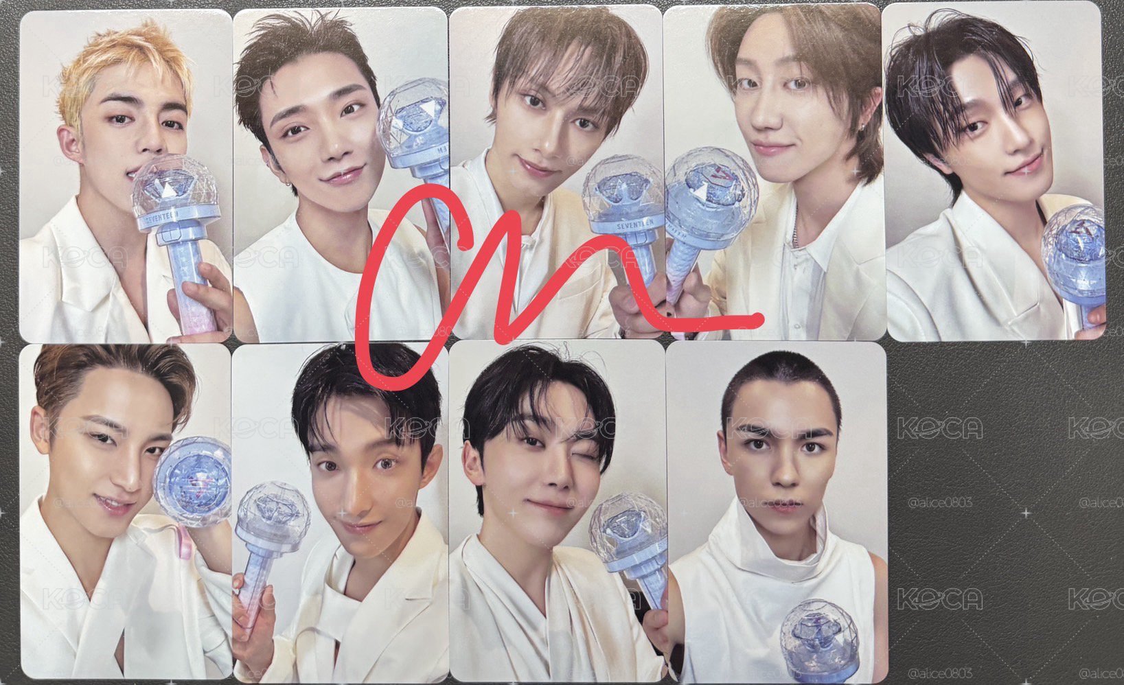 Seventeen NEW_安可 克拉粽 需上❤️帶下💙 下💙可單帶