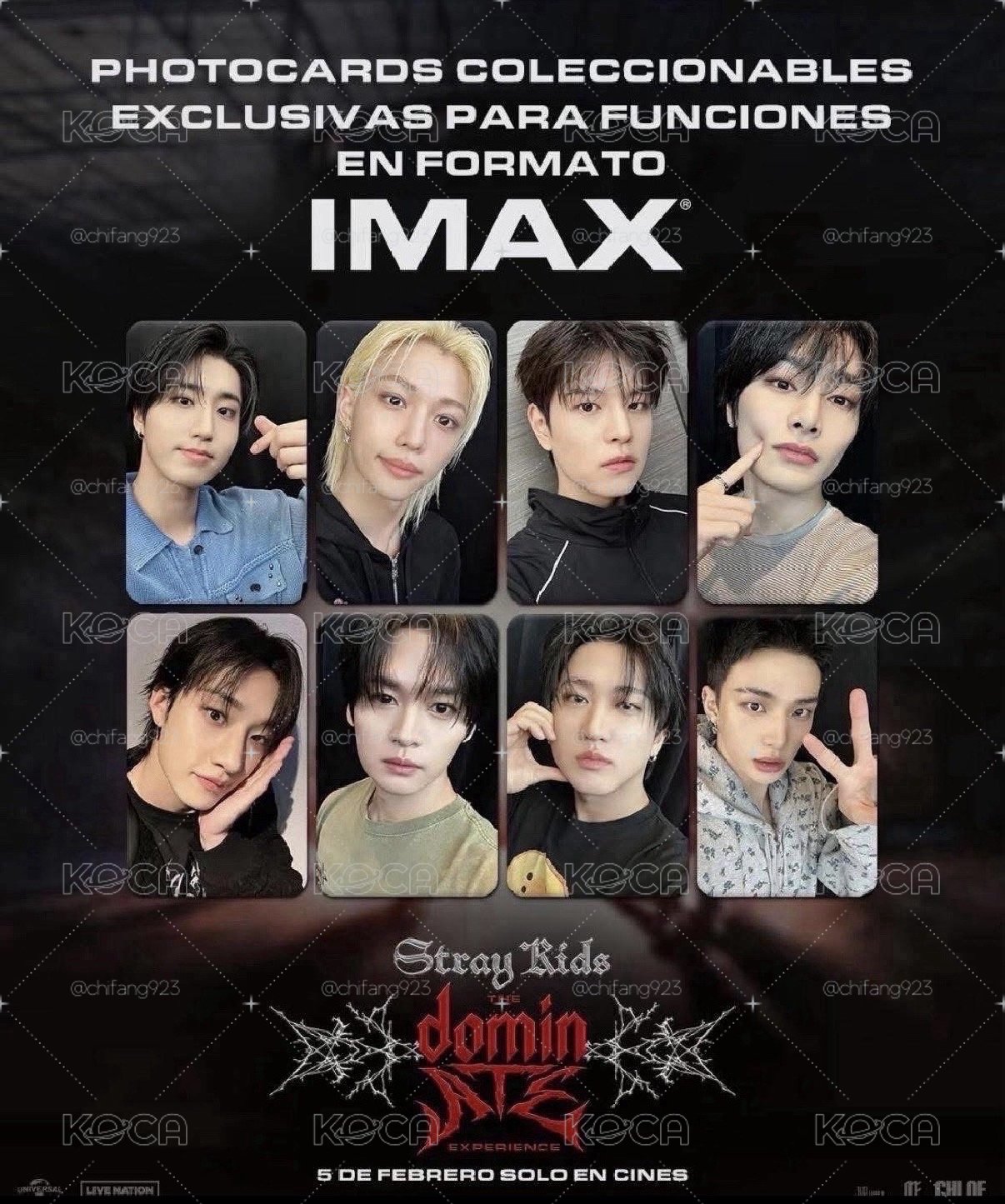 Stray kids dominate IMAX特典小卡一組
