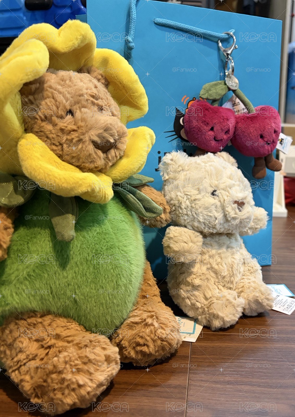 Jellycat 春季限定 水仙花造型小熊 