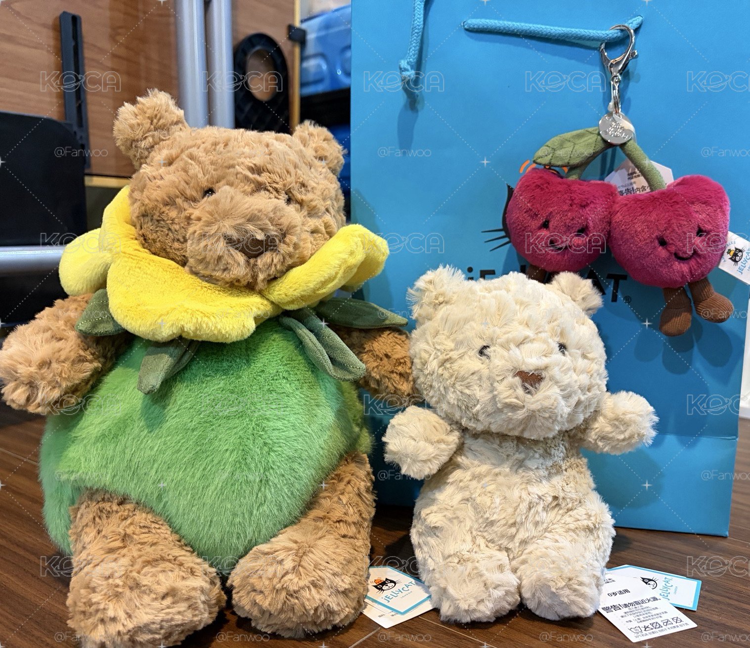 Jellycat 春季限定 水仙花造型小熊 