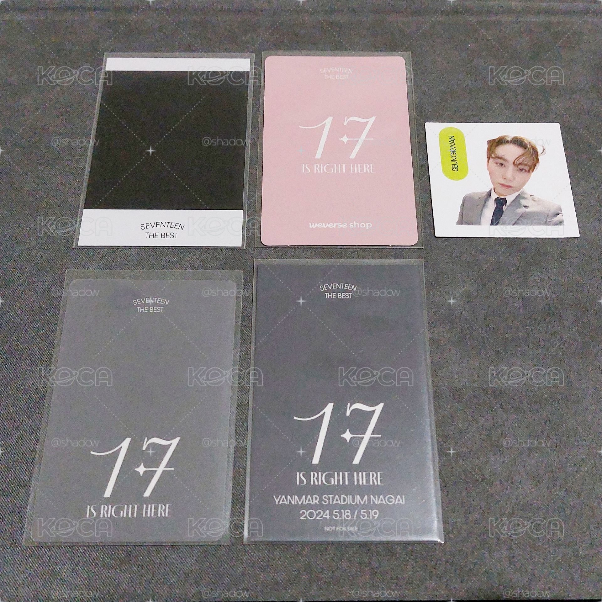 🌟勝寛🍊 SEUNGKWAN 精選專 17 IS RIGHT HERE 特典卡