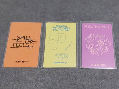 🌟勝寛🍊 SEUNGKWAN 迷12 MINI12 SPILL THE FEELS 特典卡