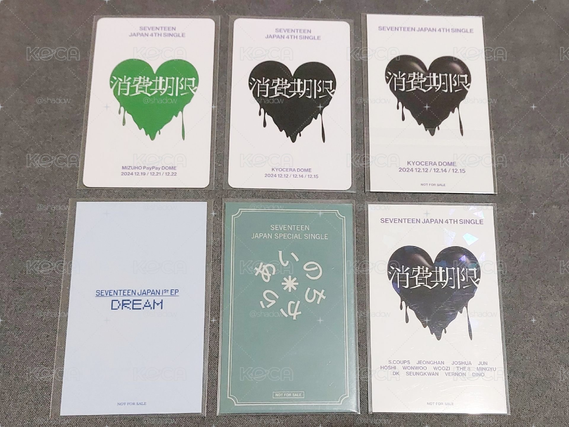 🌟勝寛🍊 SEUNGKWAN 日專 消費期限 DREAM POWER OF LOVE  特典卡