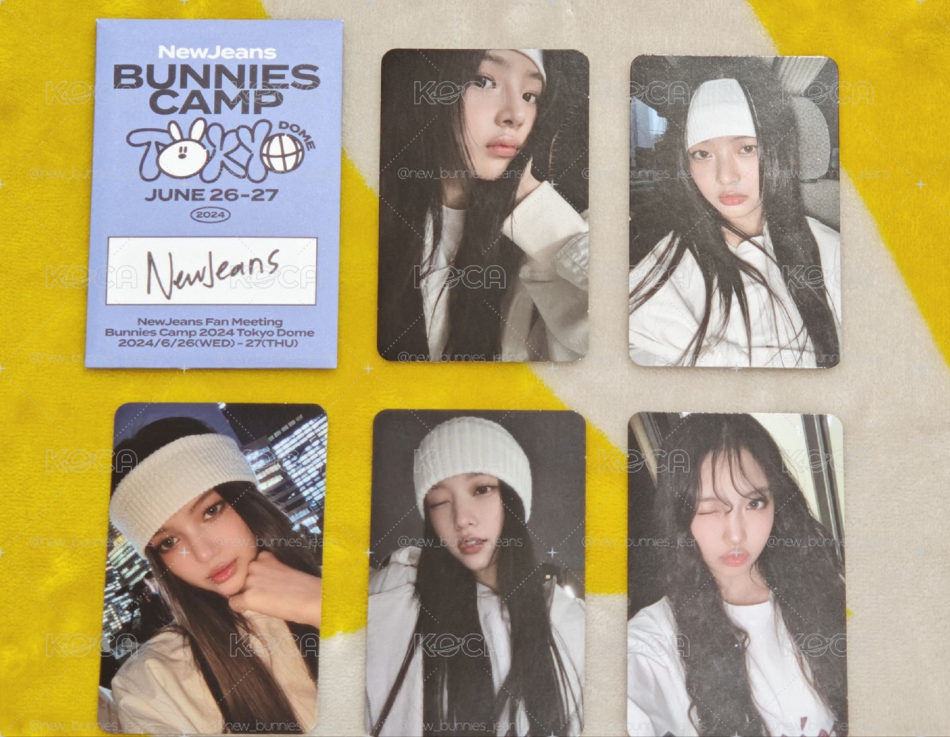 【Minji玟池】NewJeans 2024 東京巨蛋場 P席限定成員小卡(拆售)