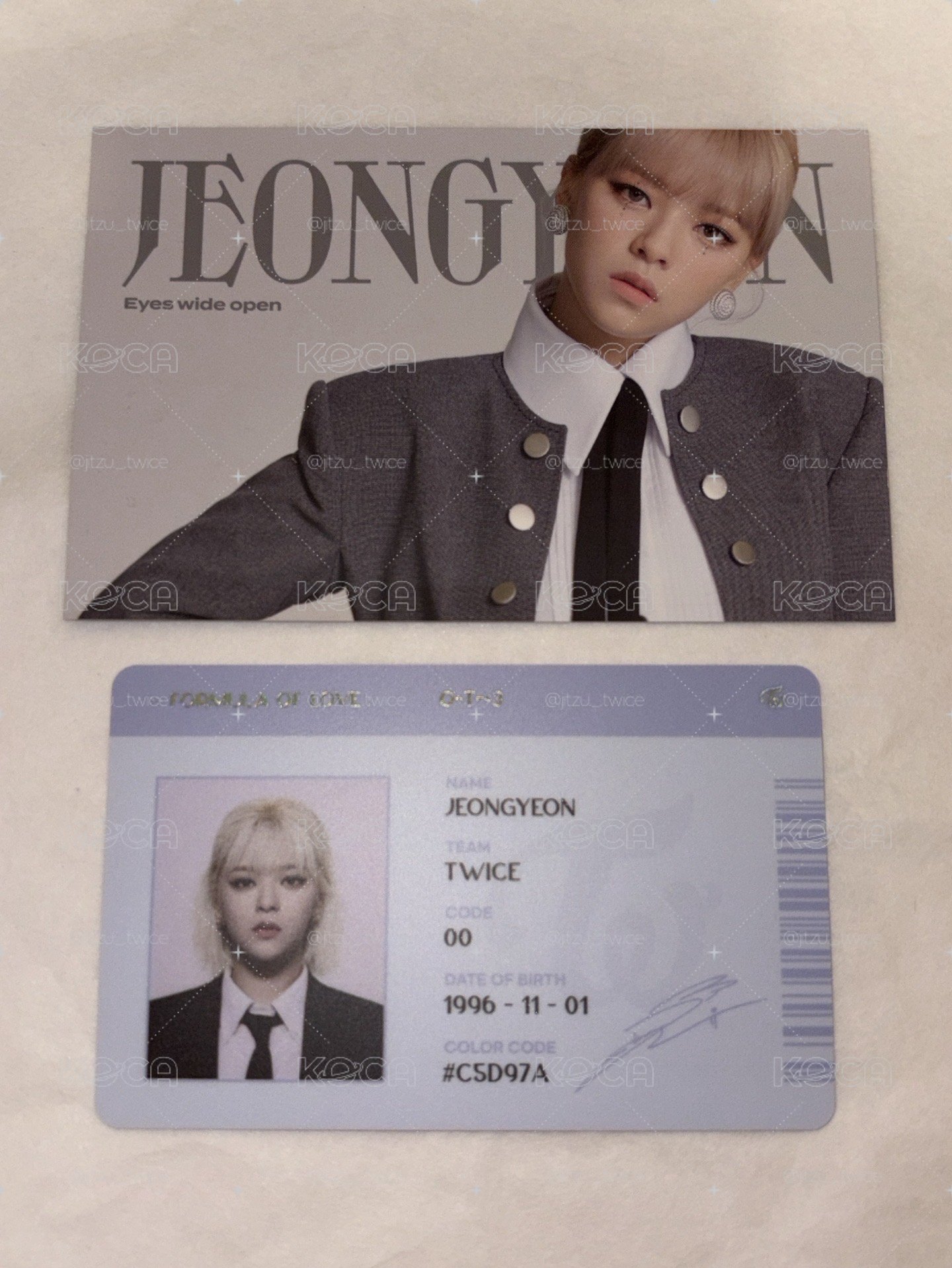 TWICE 定延 專輯內容物