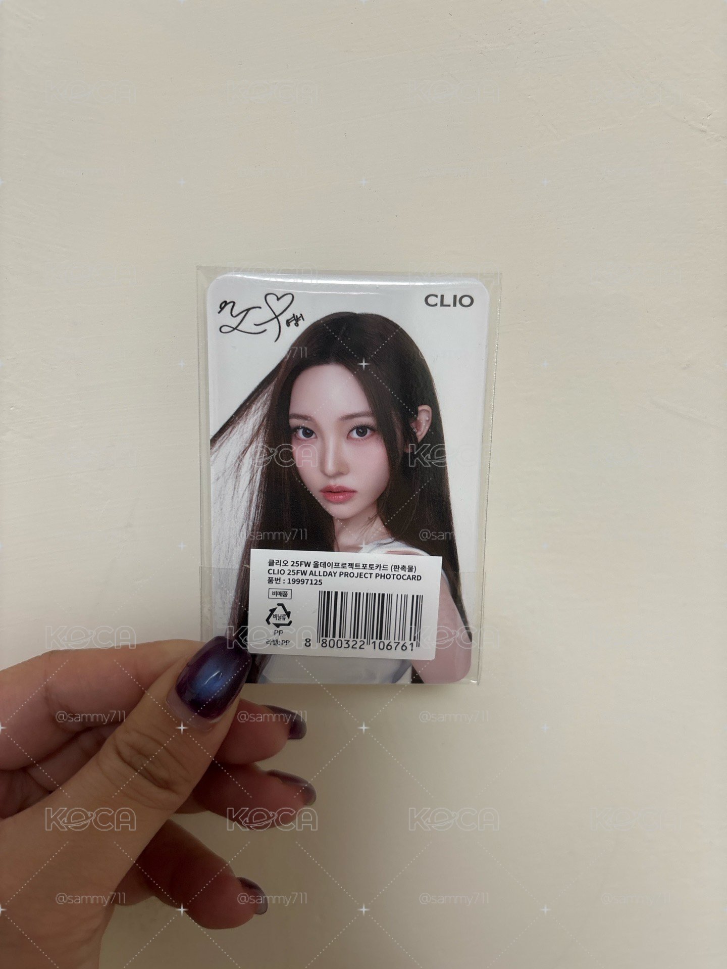 Clio代言卡一套未拆