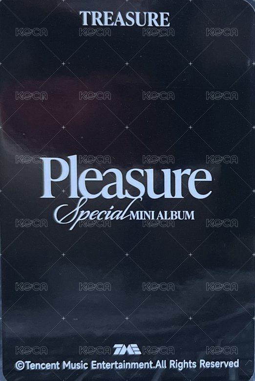 PLEASURE QQ音樂 星光卡 1星 背面