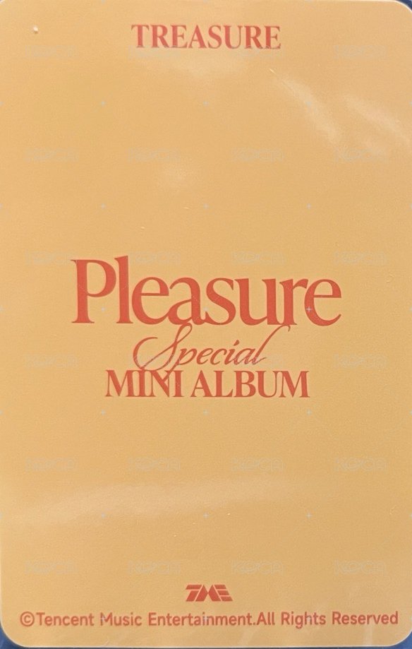 PLEASURE QQ音樂 星光卡 3星 背面