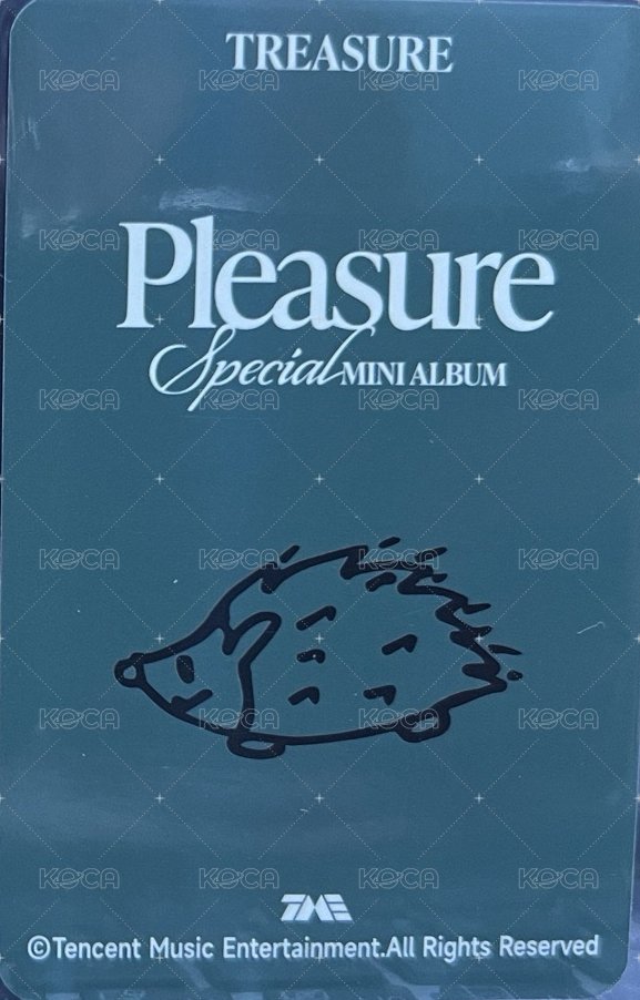 PLEASURE QQ音樂 星光卡 4星 背面