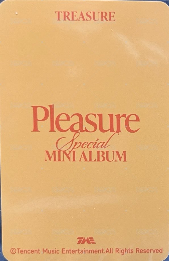 PLEASURE QQ音樂 星光卡 3星 背面