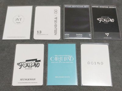 勝寛🍊 SEUNGKWAN 周邊卡 拍立得 小卡