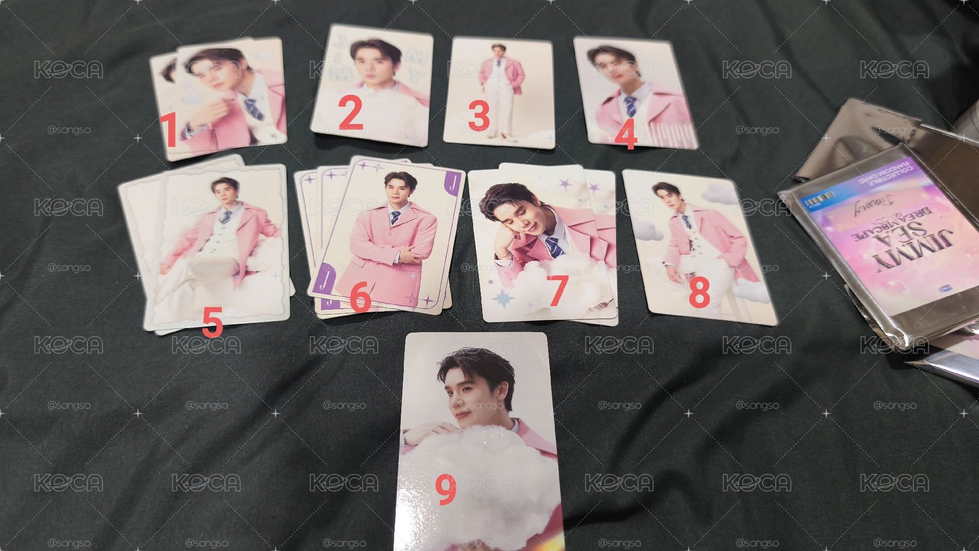 Jimmy 單人卡（JimmySea Fancon) 9種卡面全圖
