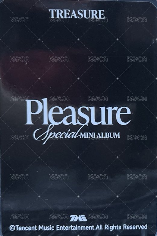 PLEASURE QQ音樂 星光卡 1星 背面