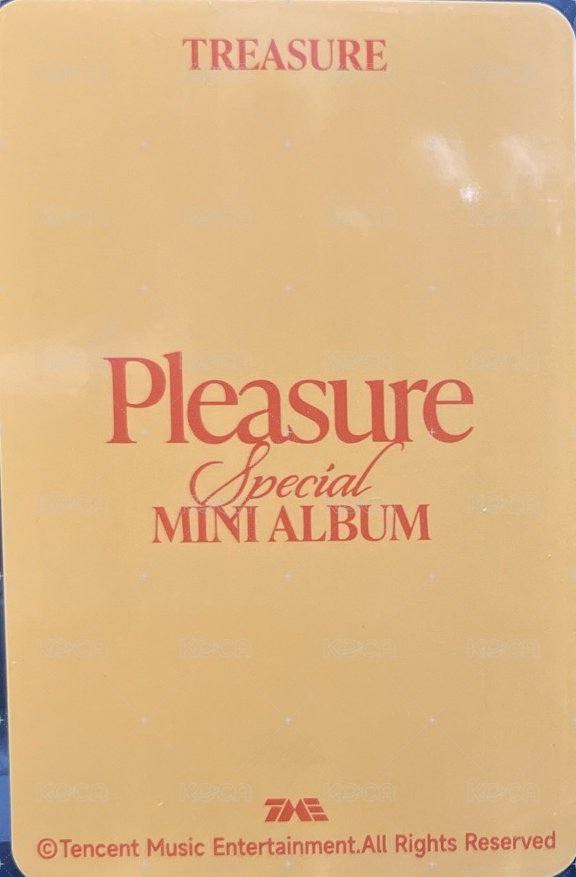 PLEASURE QQ音樂 星光卡 3星 背面
