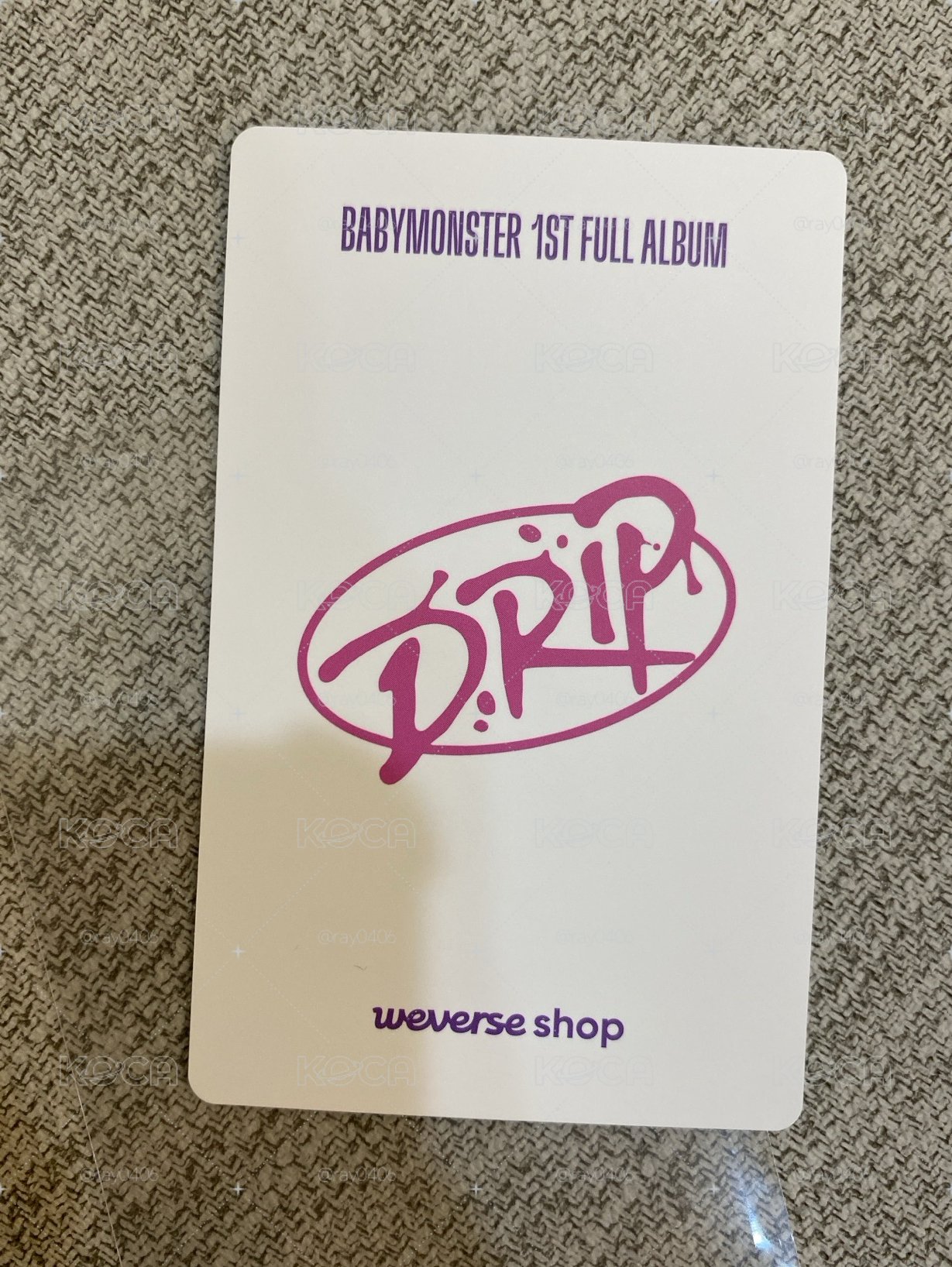 DRIP Wvs單封特典卡 RAMI 🐬