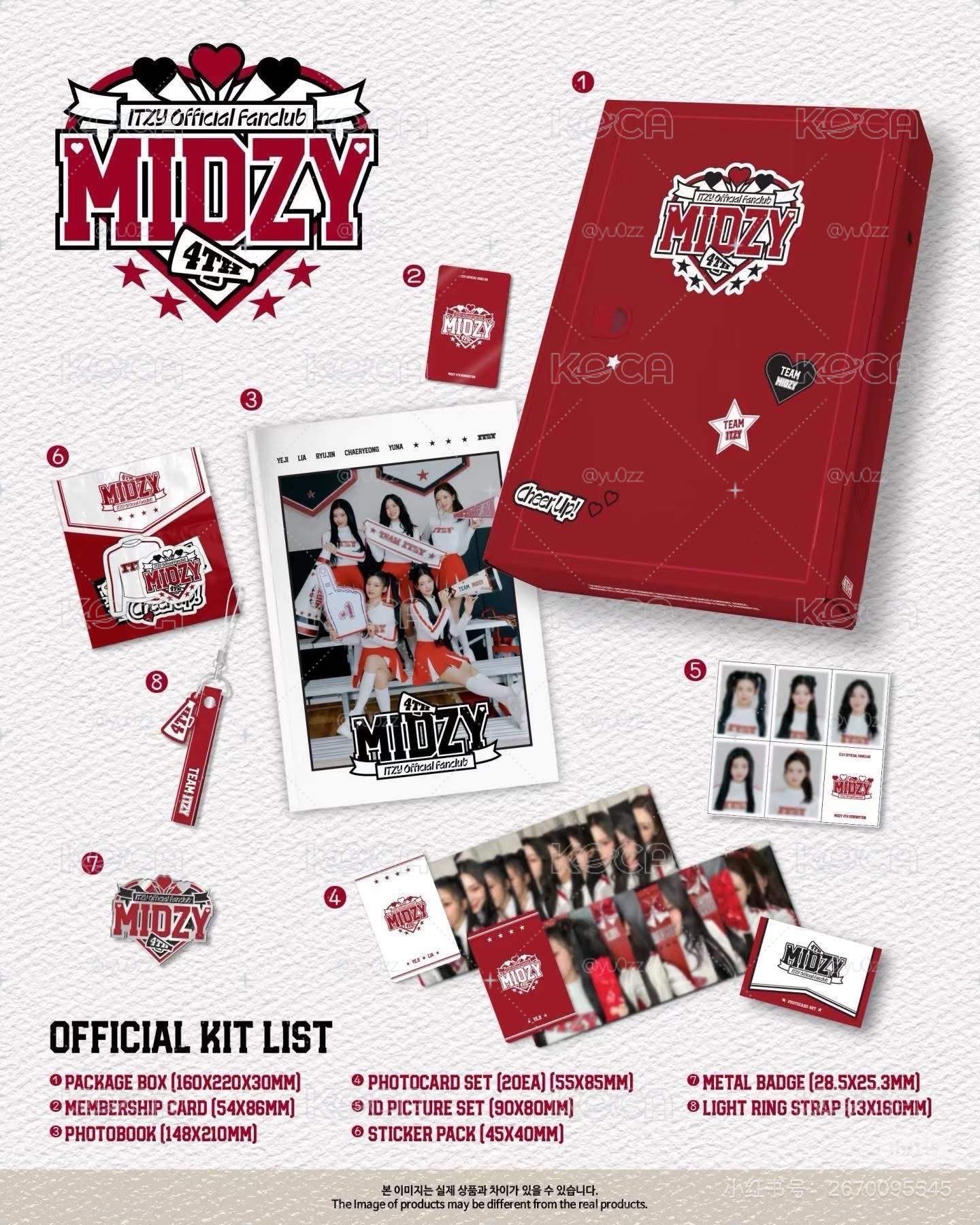 ITZY 4期會員禮
