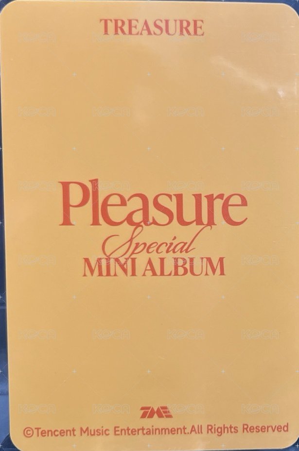 PLEASURE QQ音樂 星光卡 3星 背面