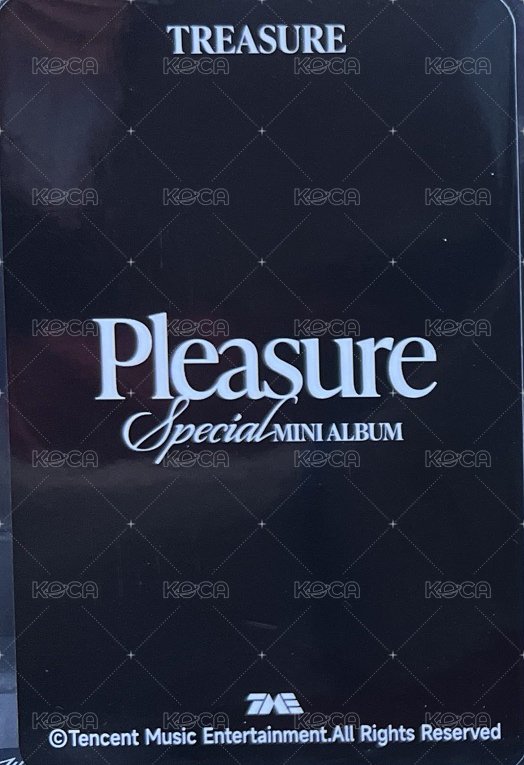 PLEASURE QQ音樂 星光卡 1星 背面