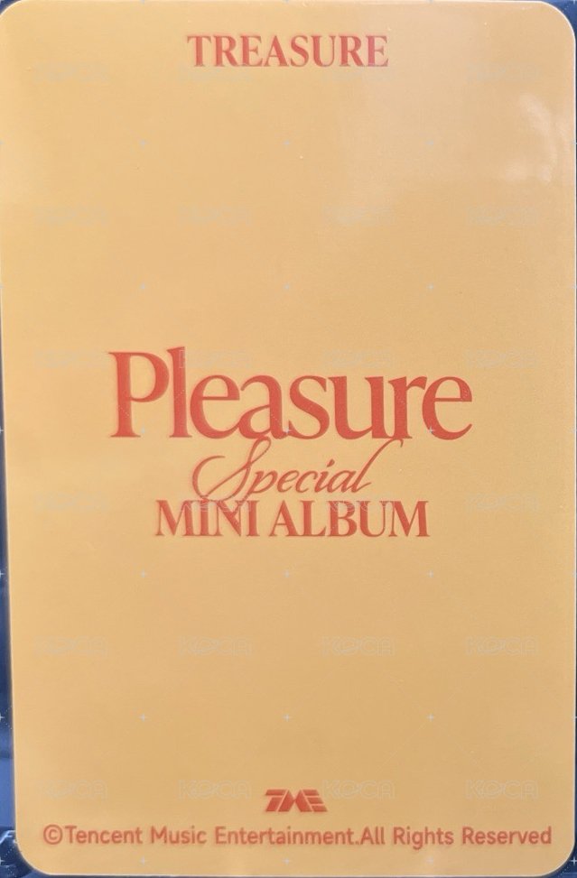 PLEASURE QQ音樂 星光卡 3星 背面