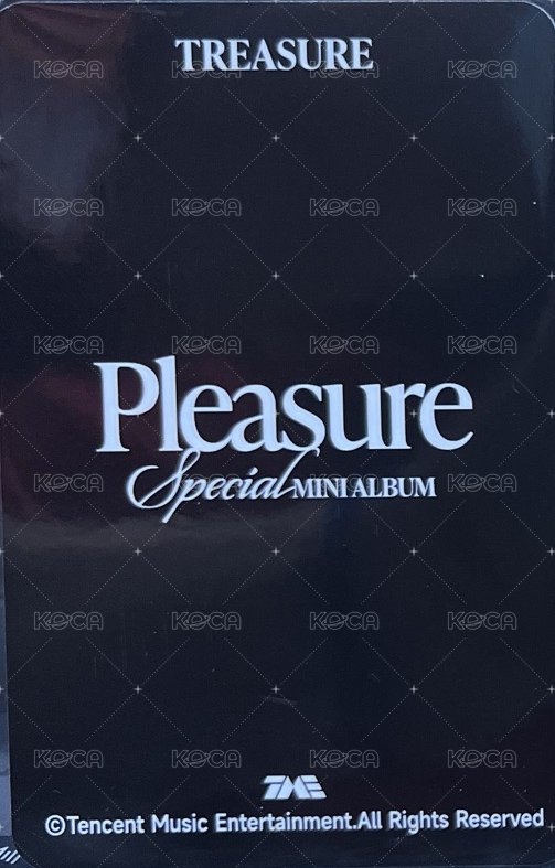 PLEASURE QQ音樂 星光卡 1星 背面