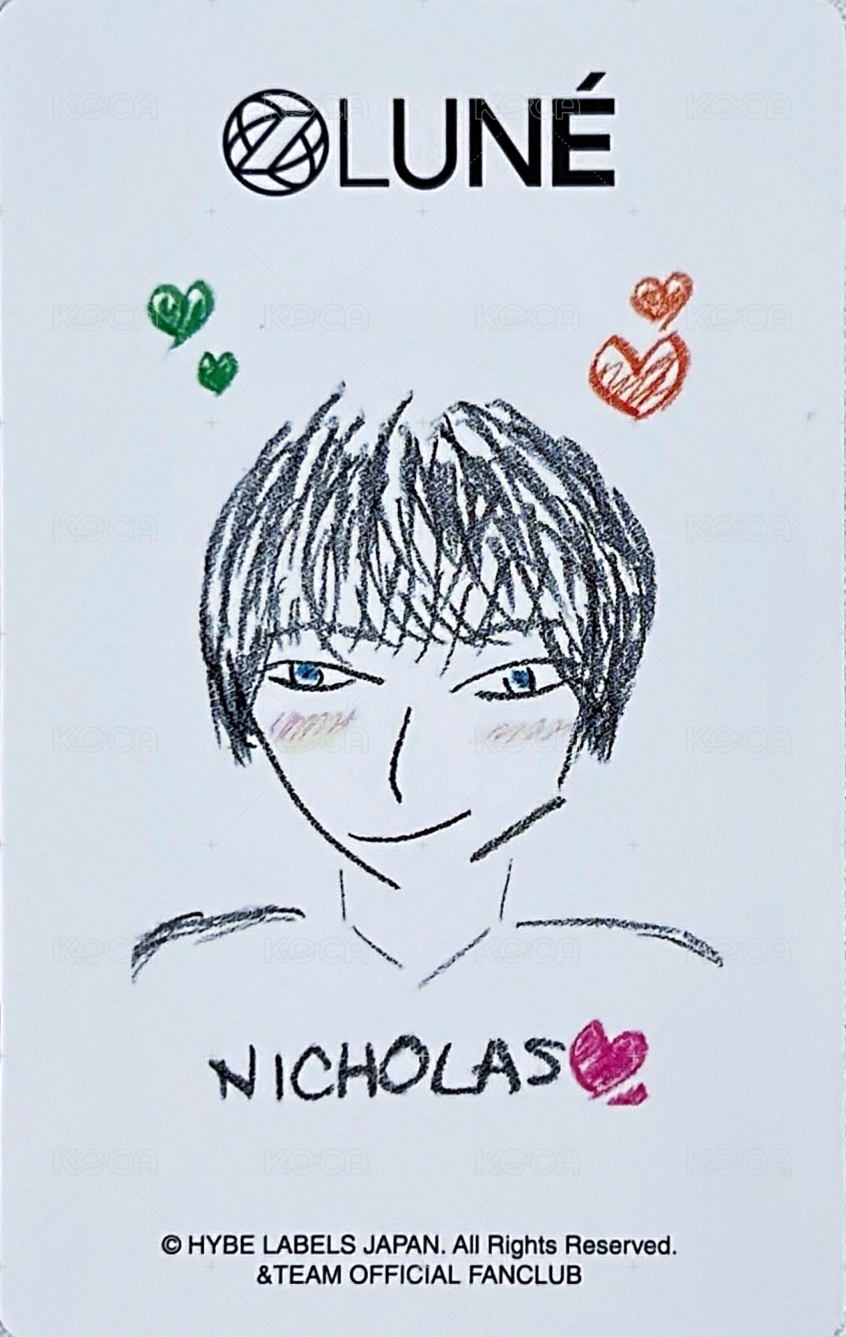 縁DAY 會員禮卡 2週年 入場卡 背面