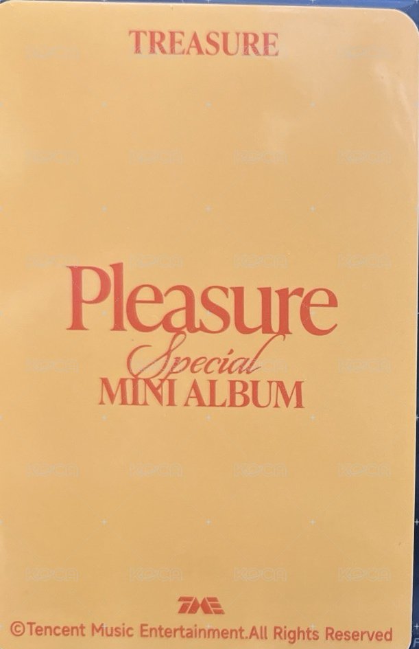 PLEASURE QQ音樂 星光卡 3星 背面