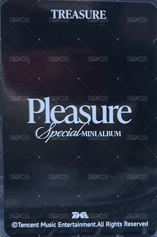 PLEASURE QQ音樂 星光卡 1星 背面
