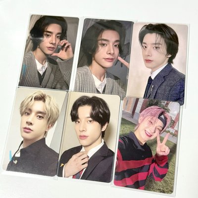 ENHYPEN-正規二直播倫、正規二環球幸運卡倫、紅黑博物館禹、23dvd倫、暗月yzy倫、迷六mp倫、迷六3.0幸運卡