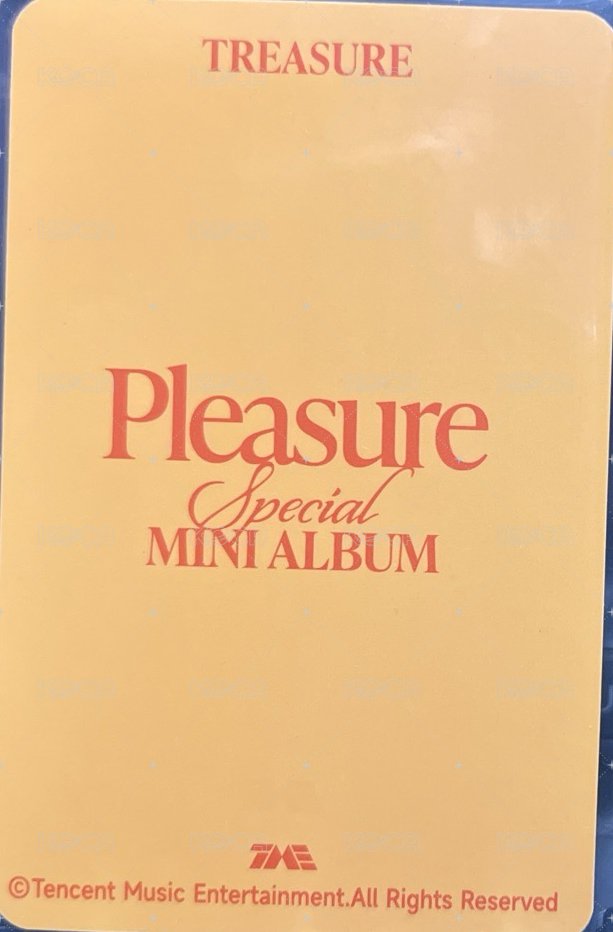 PLEASURE QQ音樂 星光卡 3星 背面