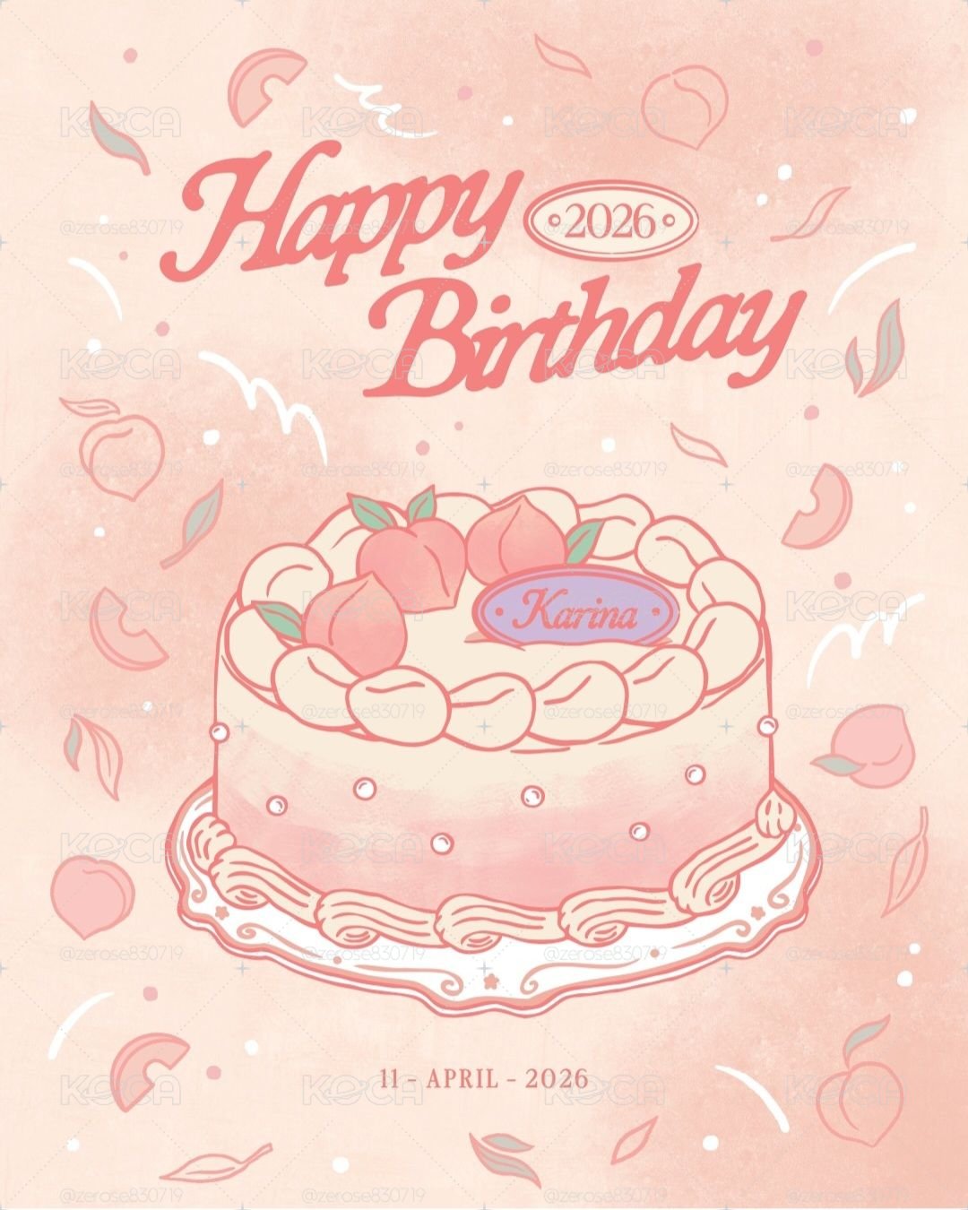 SM ARTIST BIRTHDAY 壓克力蛋糕盒/鉤織蛋糕吊飾