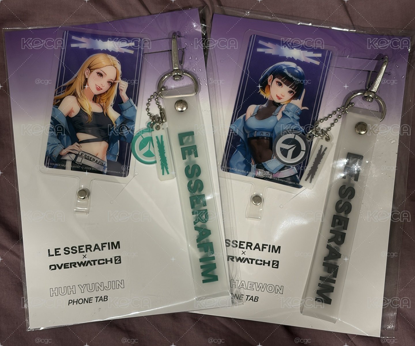 LE SSERAFIM X OVERWATCH 2 手機掛繩