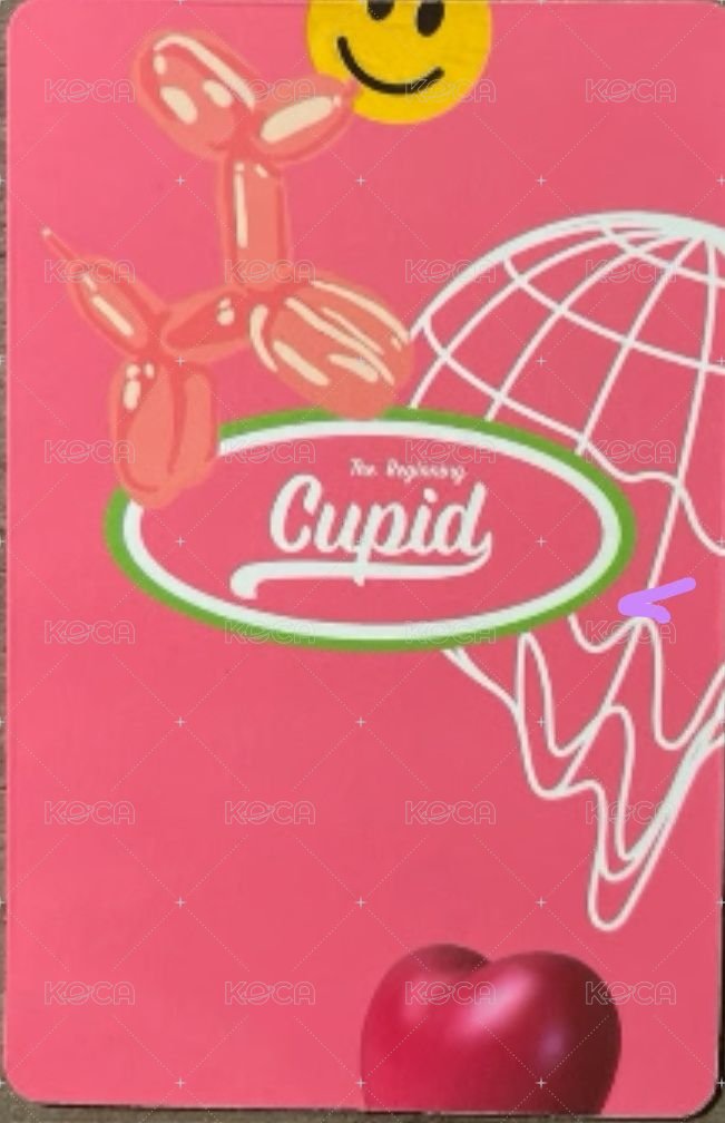 The Beginning: Cupid Nerd Ver. 專輯卡 飯捲 背面
