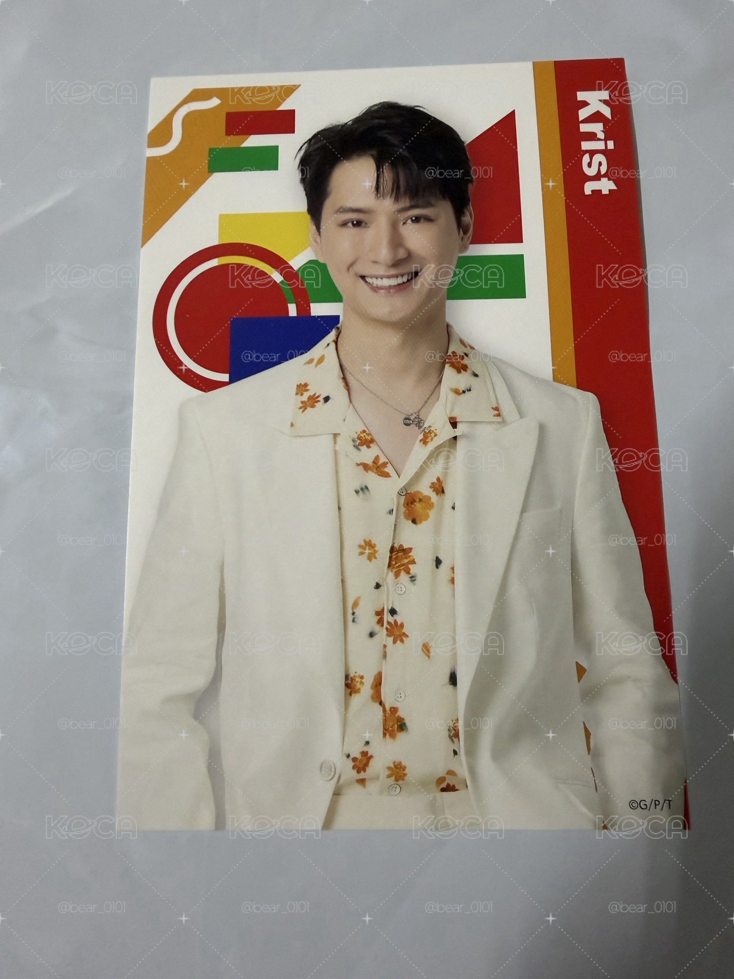 (現貨）Krist GMMTVFAN FEST 2022LIVE INJAPAN 明信片