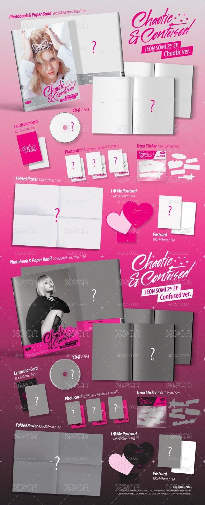 全昭彌 JEON SOMI - CHAOTIC & CONFUSED [2ND EP ALBUM] 現貨
