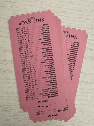 BLACKPINK二巡首爾安可場會員禮組
