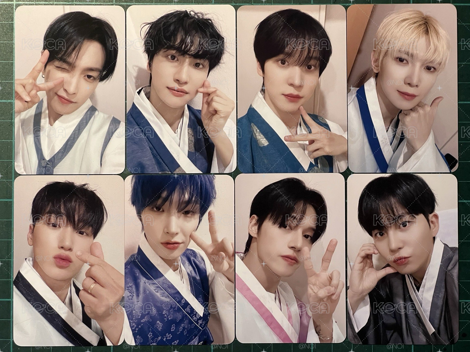 ATEEZ Makestar 韓服中簽卡