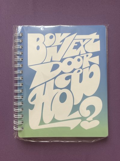 Boynextdoor 門童 波捏豆 Spring Note HOW? earth ver. 筆記本