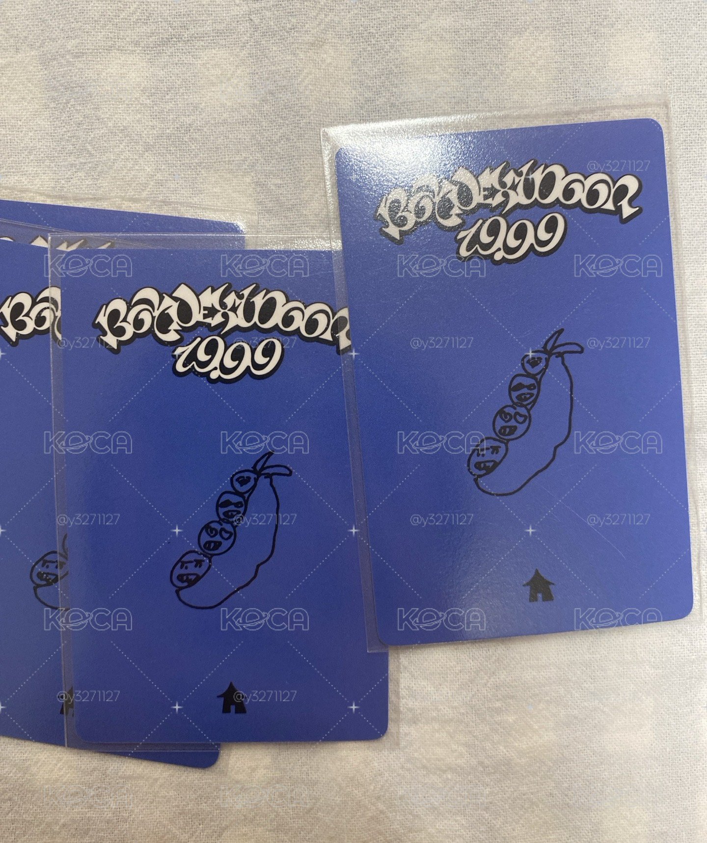 19.99yzy(卡背手繪豌豆