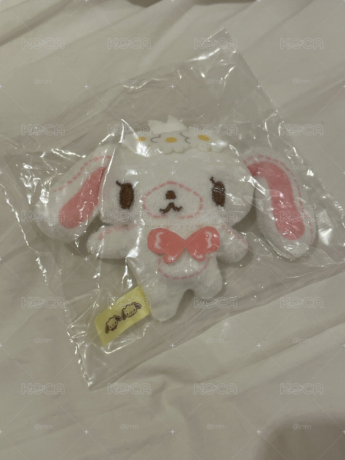 花圈吉祥物毛絨扭蛋 蜜糖邦尼