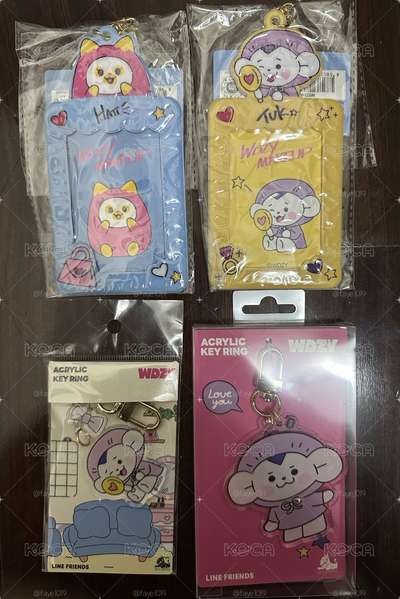 WDZY 鑰匙圈 卡套 HATT TUK