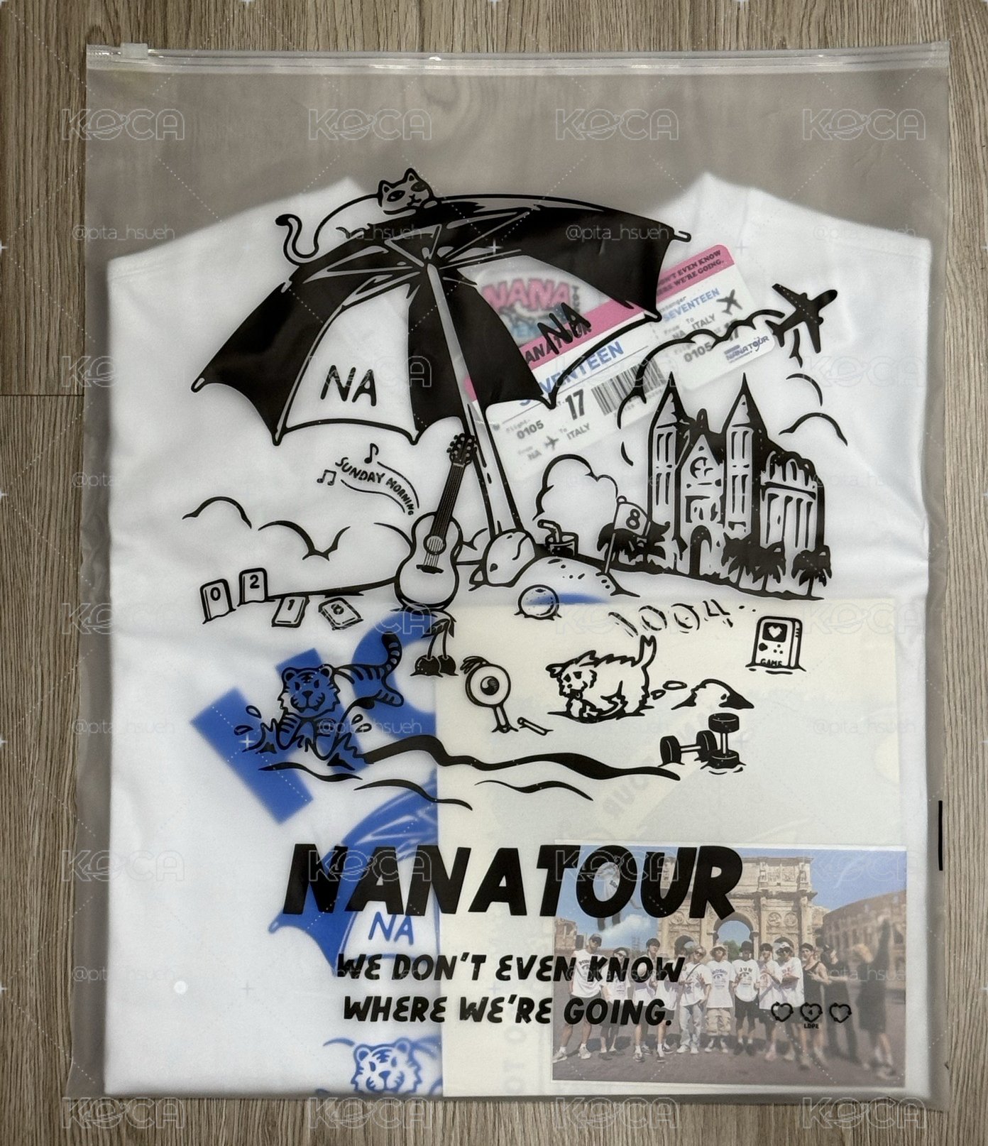 SEVENTEEN | NANA TOUR T恤 ltaly ver.（hoshi L）全新未拆