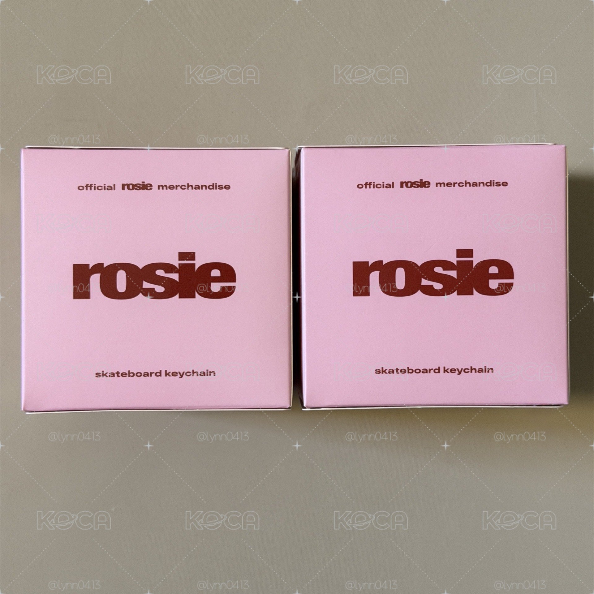 Rosie 首爾滑板造型 鑰匙圈吊飾 