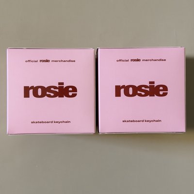 Rosie 首爾滑板造型 鑰匙圈吊飾 