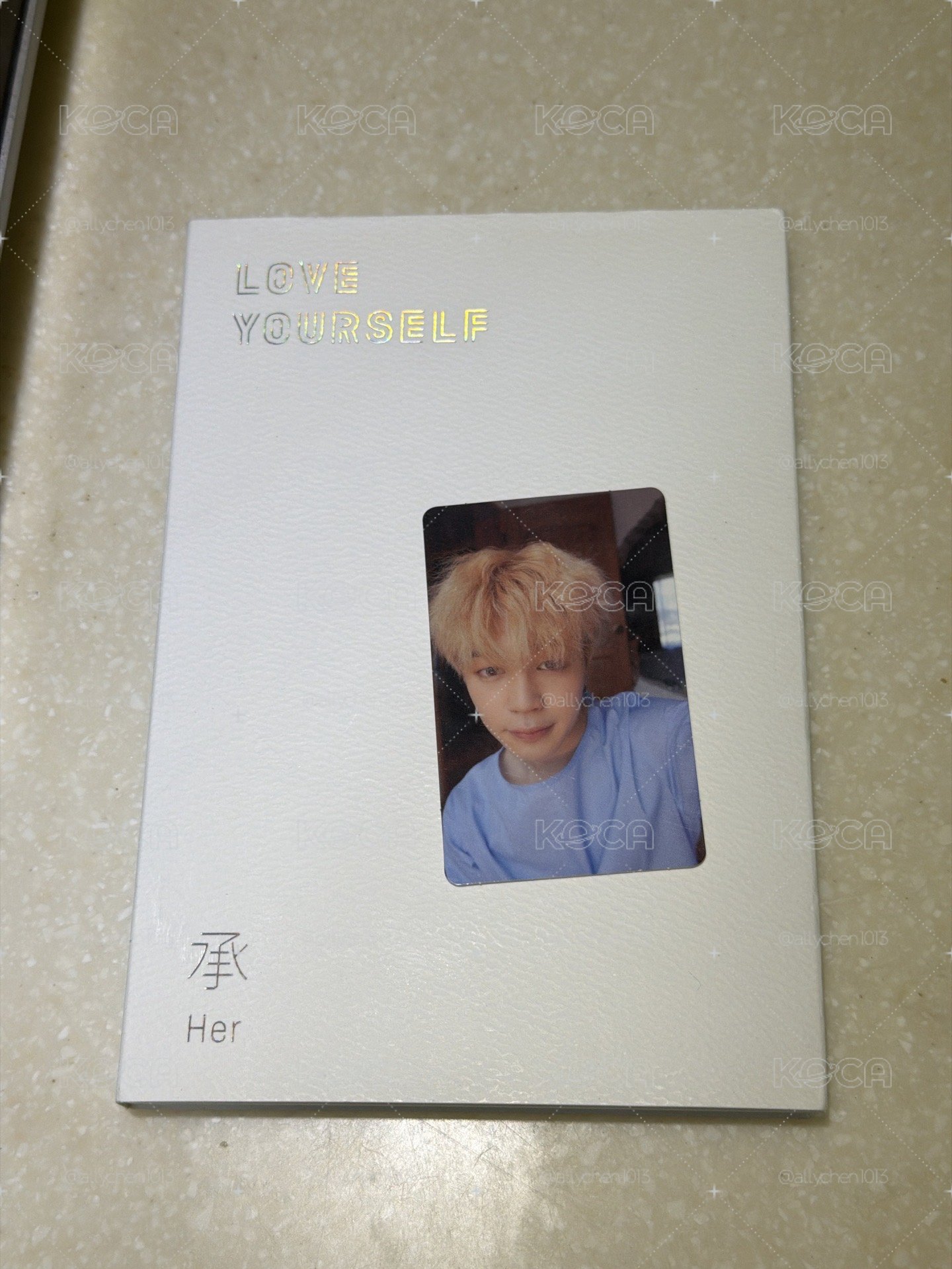 love yourself L版專輯+小卡