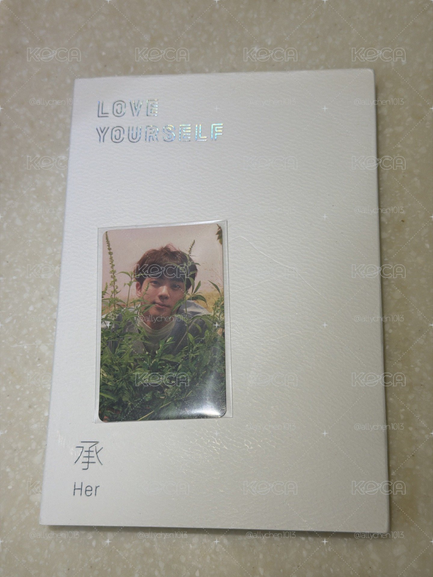 love yourself O版+小卡