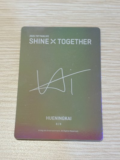 寧 21 fanlive   四吋特殊卡背卡