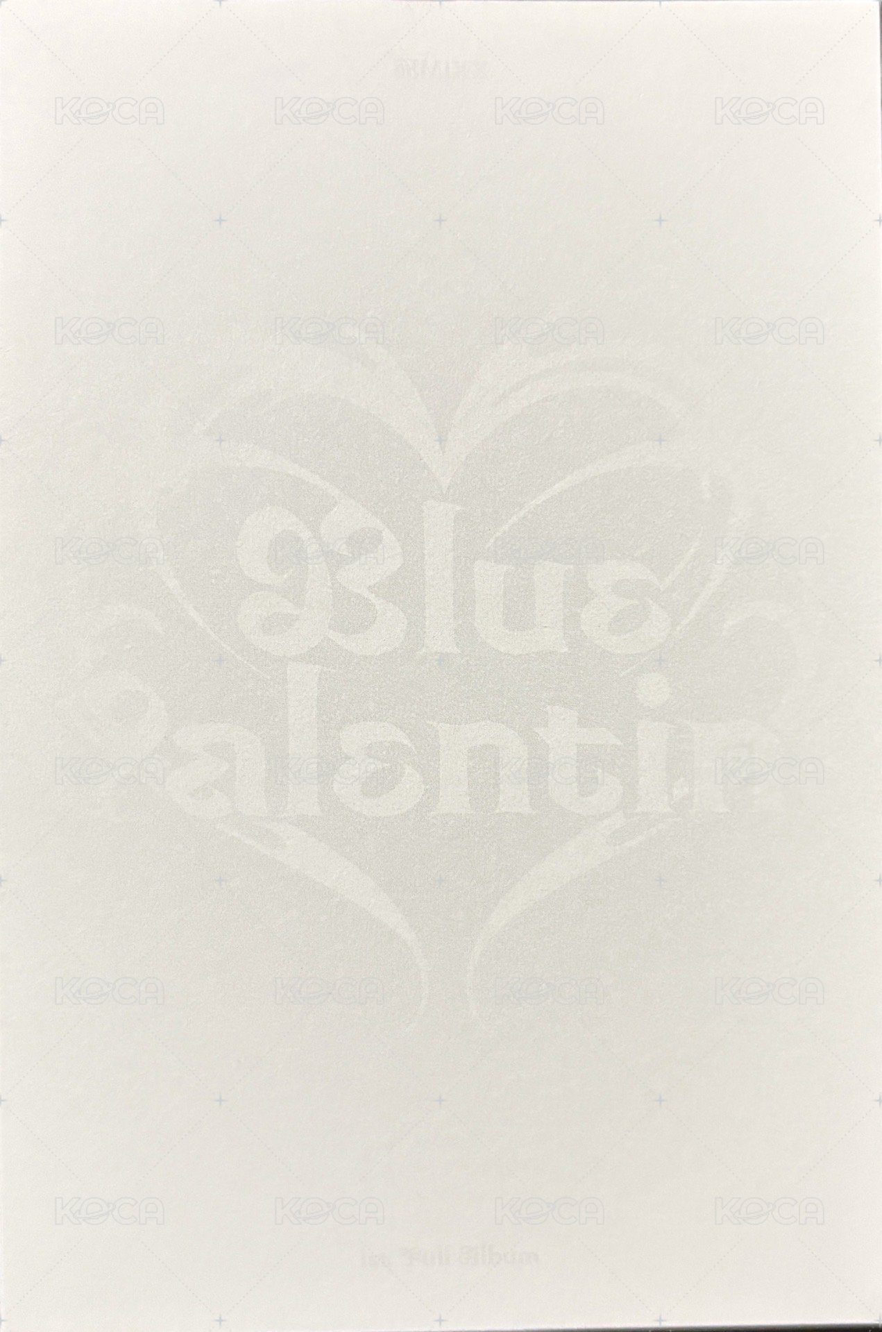 正規一 Blue ver. 明信片  背面