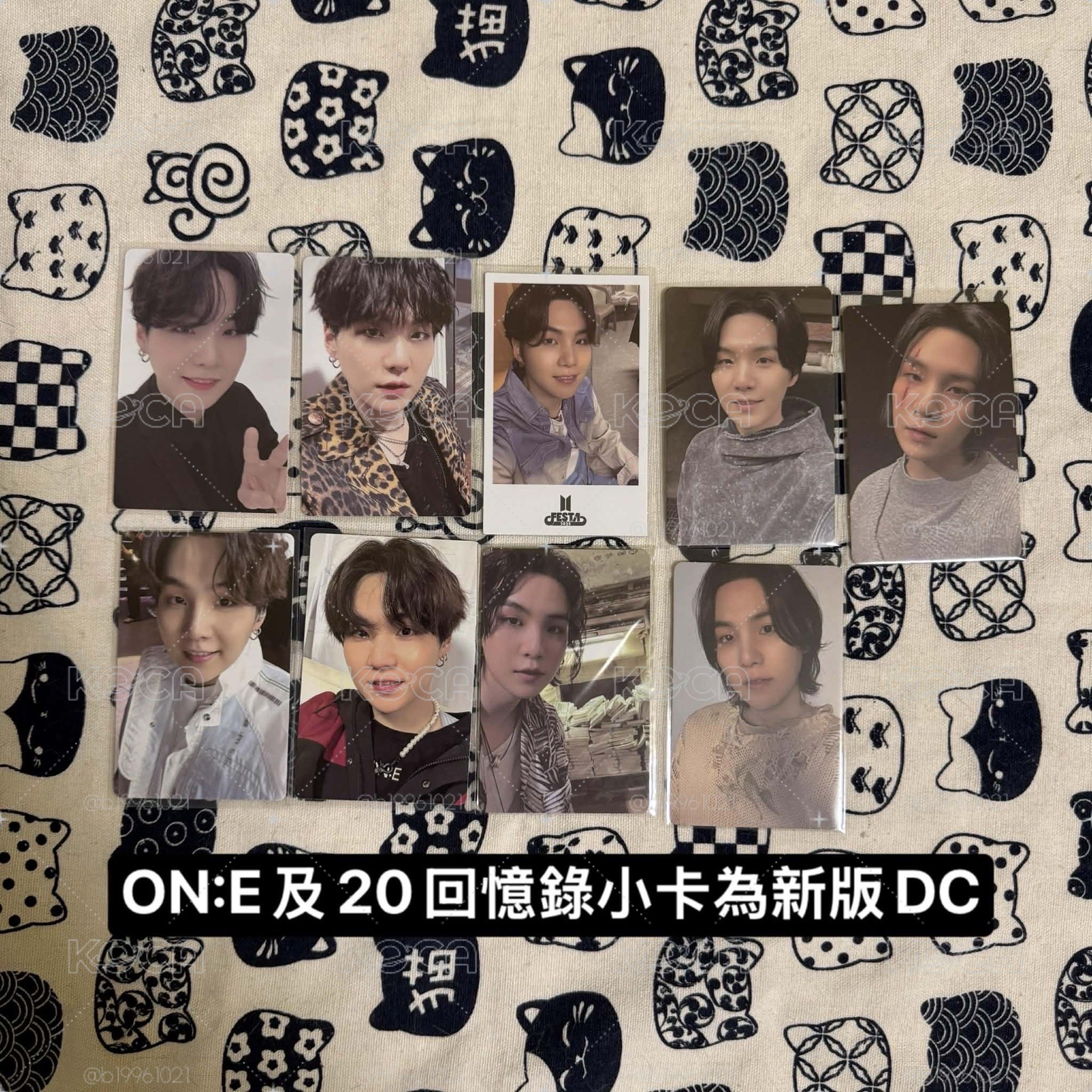 BTS 防彈少年團 SUGA 閔玧其 D-DAY 專輯 卡片夾 AgustD